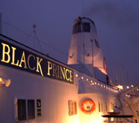 Black Prince at night