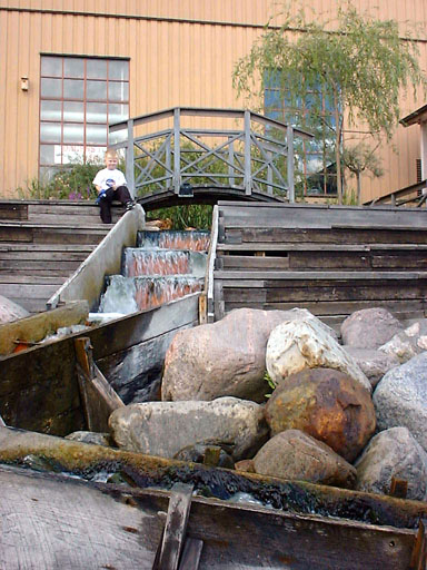 Beverley's Photographs - Howard at the Stockholm Aquarium