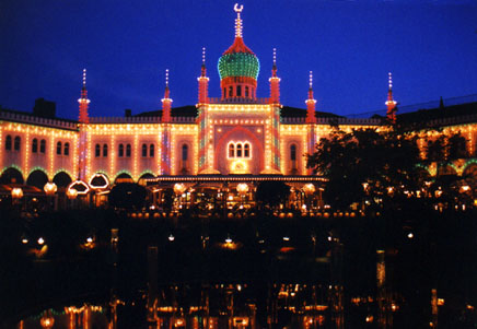 Tivoli at night