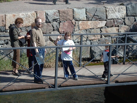 Suomenlinna - Beverley, Howard and Dave