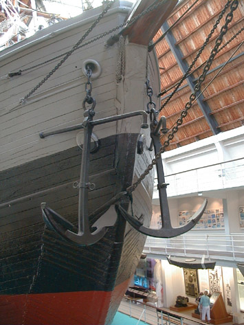 Amundsen's Polar Ship Fram - the bow