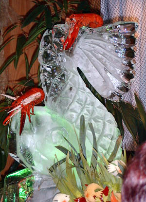 Ice fish and lobster