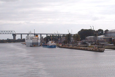 Small port in the canal