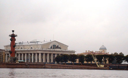 The Stock Exchange with a Roctral Column