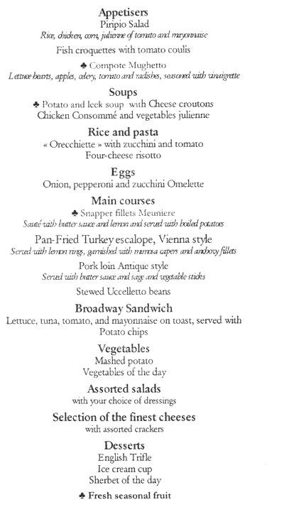 m/v Melody Menus
Dubrovnik - Bari 28 Jul 2003